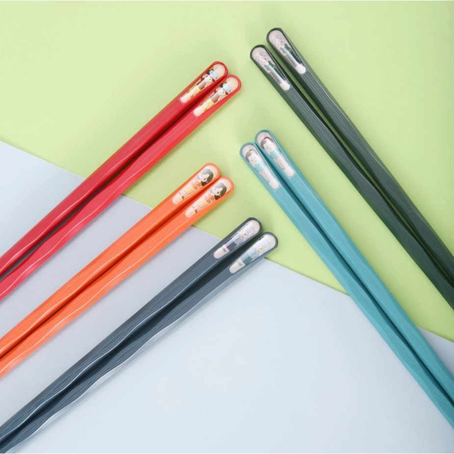 SET 5 Đôi đũa ăn Nhật Bản kháng khuẩn chống ẩm mốc Đũa ăn sợi thuỷ tinh chịu nhiệt cao cấp
