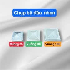 Chụp Đầu Vuông và Chữ Nhật Tôn Dập chắc chắn, thiết kế dạng chóp giúp tăng tính thẩm mỹ và bảo vệ đầu sắt,