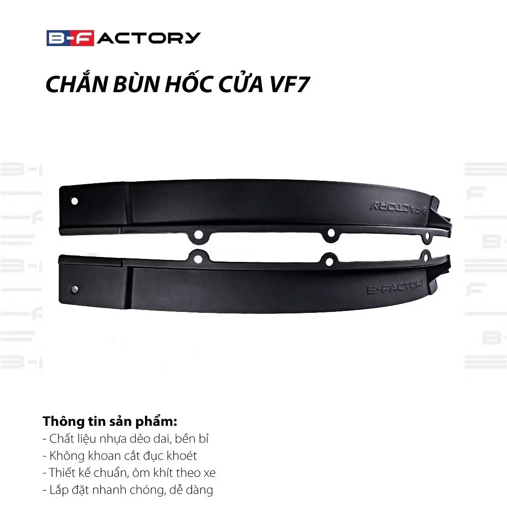 Chắn bùn xe vinfats vf7. Chắn hộc cánh cửa