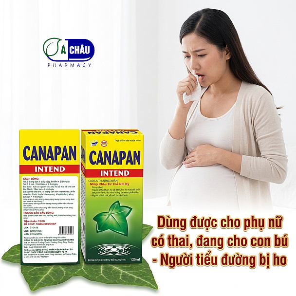 Siro Ho Cảm Sổ Mũi CANAPAN, Giảm Ho Cảm Sổ Mũi Nhanh Cho Bé Và Mẹ Bầu Với Chiếc Xuất Cao Lá Thường Xuân Và Thảo Dược