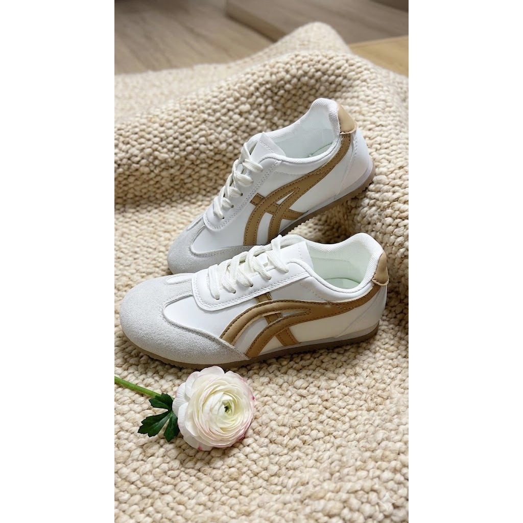 Giày Sneaker Nữ Phối Lưới Thoáng Khí Đế Cao - Giày Thể Thao Nữ Phom Chunky Hack Dáng Đi Học Đi Chơi Bản Đẹp 2 Màu