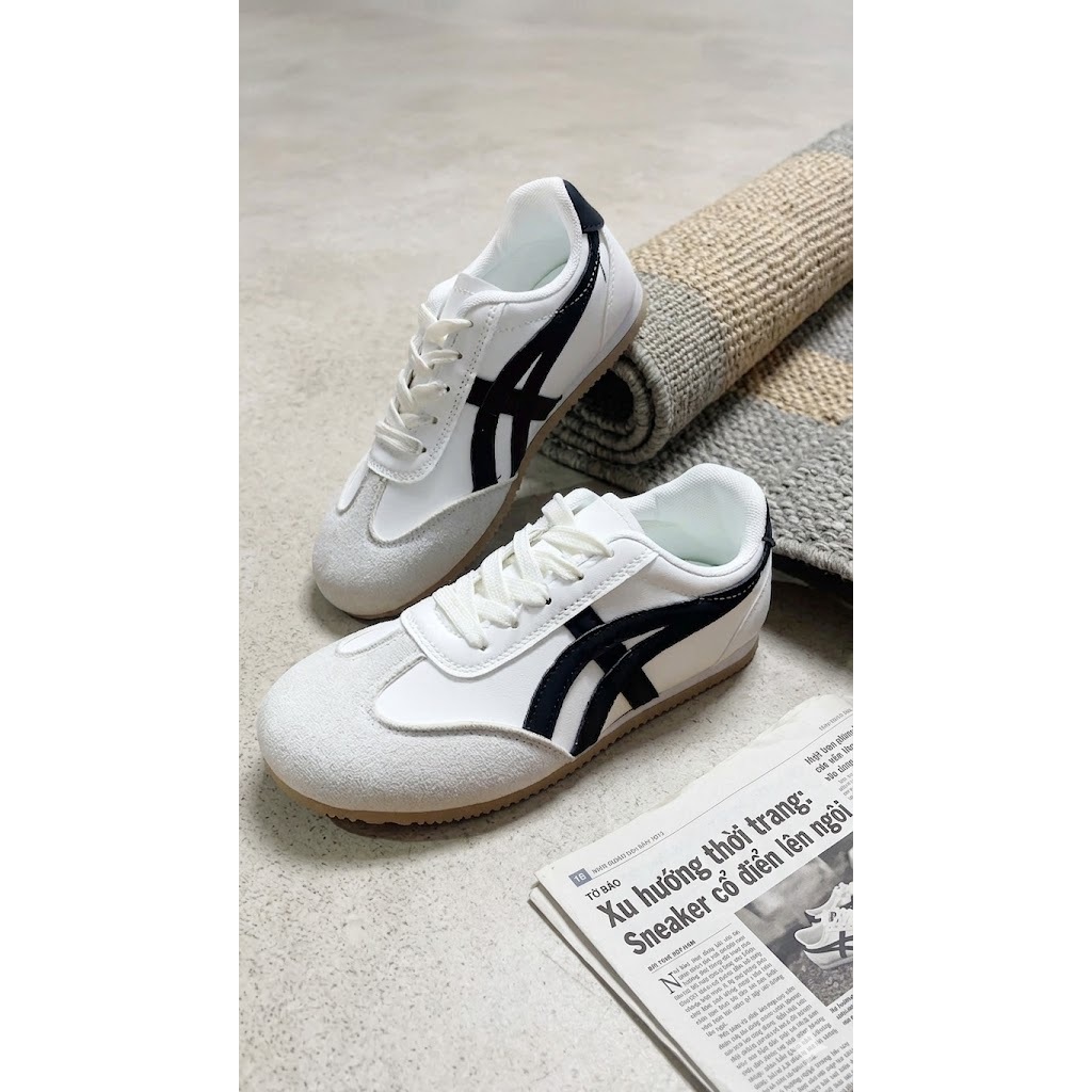 Giày Sneaker Nữ Phối Lưới Thoáng Khí Đế Cao - Giày Thể Thao Nữ Phom Chunky Hack Dáng Đi Học Đi Chơi Bản Đẹp 2 Màu