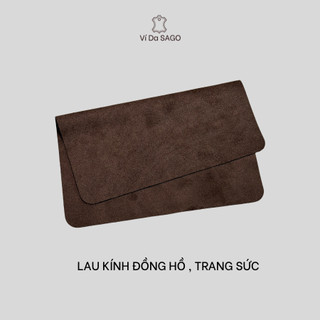 Khăn vải nhung vi sợi lau kính chuyên dụng cao cấp _ Ví Da SAGO