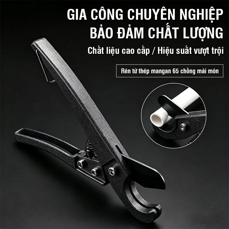 Kéo cắt ống nhựa PVC 32mm hợp kim sắc bén nhanh chuyên dụng ống nhiệt ống điện đa năng tiện lợi chất