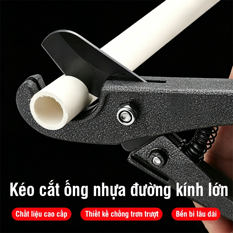 Kéo cắt ống nhựa PVC 32mm hợp kim sắc bén nhanh chuyên dụng ống nhiệt ống điện đa năng tiện lợi chất