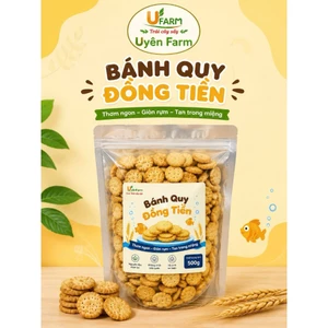 Bánh Quy Mặn Hình Tròn _Giòn Tan Mặn Ngọt Thơm Bùi_Bánh Quy Mặn Tuổi Thơ (Date mới)