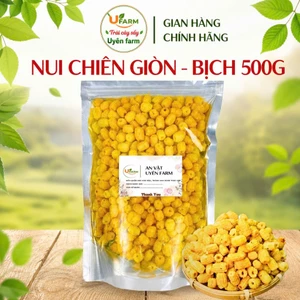 Nui Vàng Sấy Bơ Cay_Giòn Rụm Mặn Ngọt Cay Đậm Vị_Nui Chiên Giòn_Nui Sấy Bơ Tỏi (Date mới)