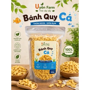 Bánh Quy Cá Mặn - Giòn Tan Mặn Ngọt - Bánh Quy Tuổi Thơ - Hương Vị Khó Cưỡng (Date mới)