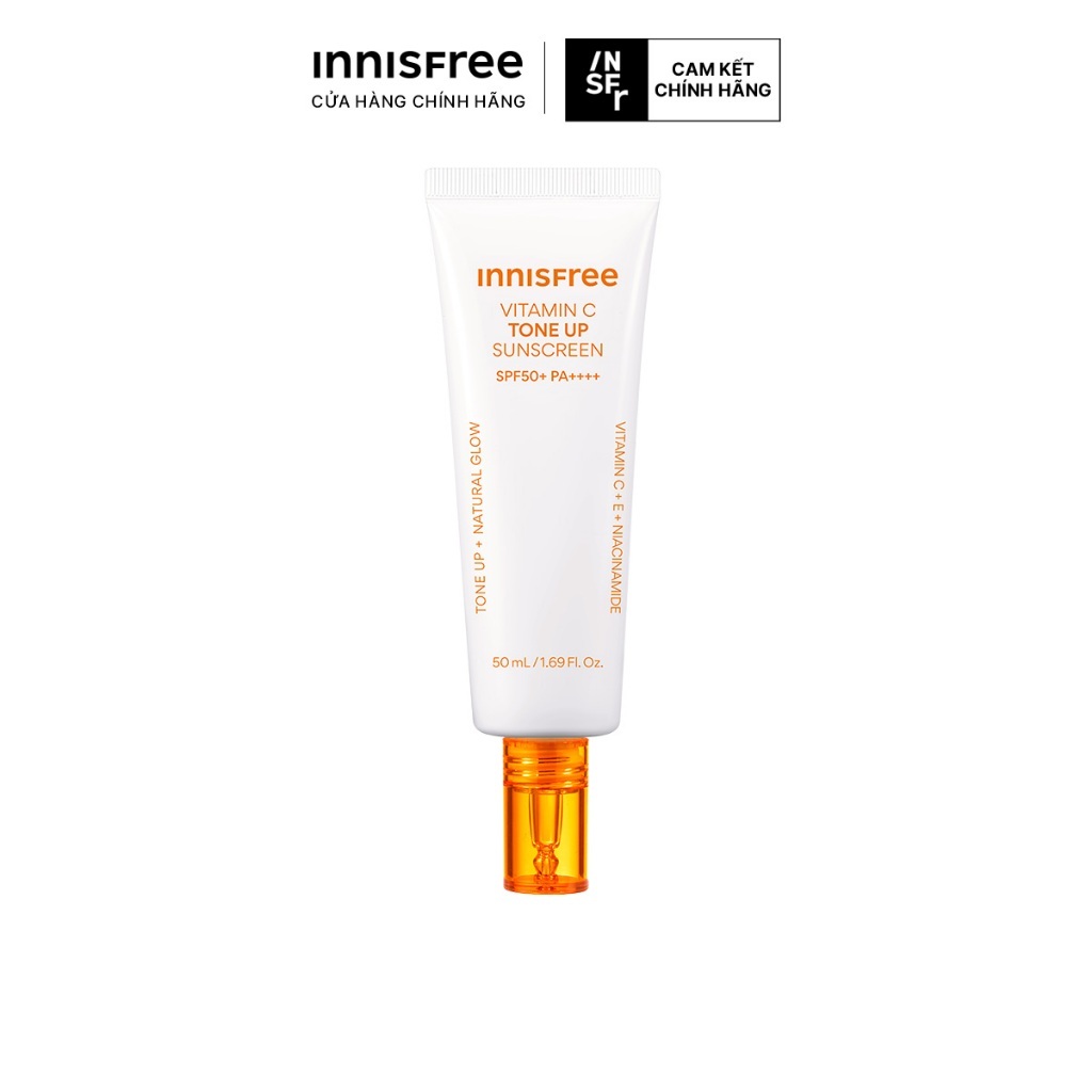 INNISFREE x Kem chống nắng Vitamin C nâng tông sáng da SPF 50+ PA++++ 50mL