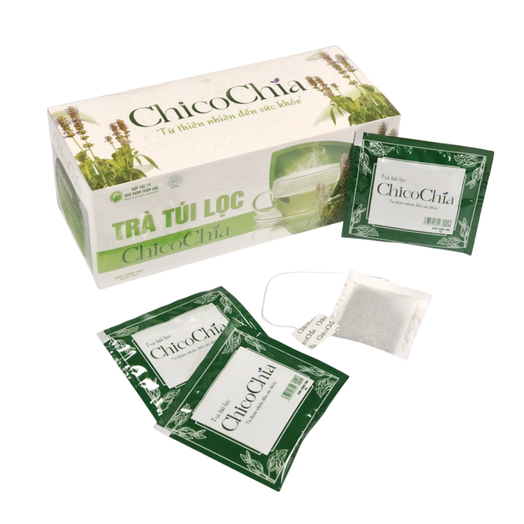 Quà tặng Trà túi lọc ChicoChia - DETOX, GIẢM MỠ GAN - MỠ MÁU