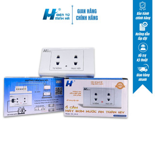 Ổ Cắm Máy Bơm Chống Giật 12V, Ổ Cắm Máy Bơm Nước An Toàn Cho Phao Điện, Bảo Hành 18 Tháng