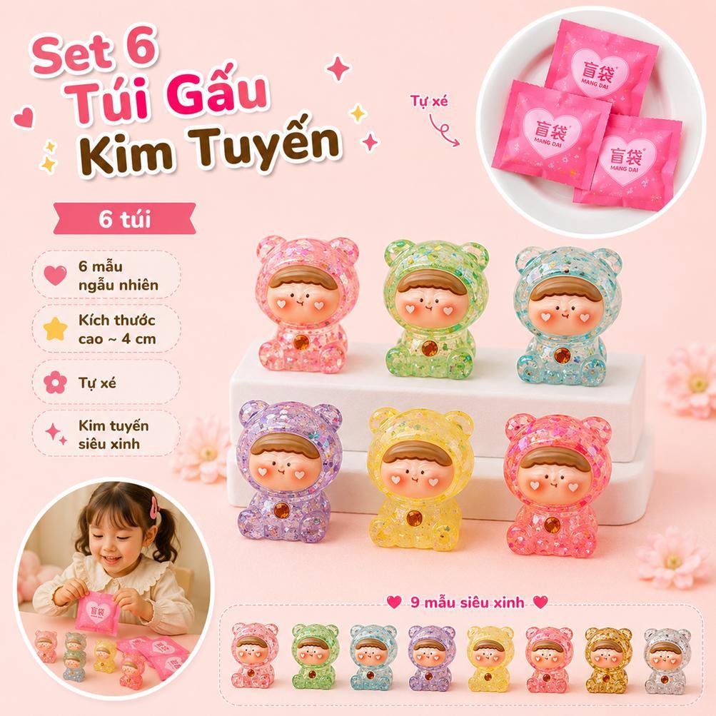Combo Túi Mù Hot Trend Set Túi Mù Quà Tặng Noel Giáng Sinh Đủ Mẫu Giá Rẻ Túi Kẹo Bóc Quà - Đồ Chơi Cho Bé PUKAPI