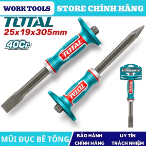 Đục sắt cầm tay TOTAL chất liệu thép cao cấp đủ loại kích thước DN2