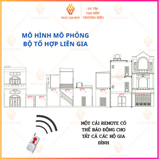 Bộ Báo c.h.á.y Tổ Liên Gia Không Dây 220V- Dùng Cho Tổ Dân Phố, Hộ Gia Đình