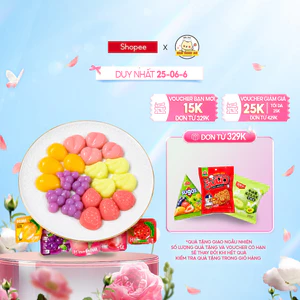 Thạch Sữa Chua Ngũ Quả Thạch Trái Cây Mềm Dẻo Ăn Vặt Mát Lạnh Mix 5 Vị Trái Cây