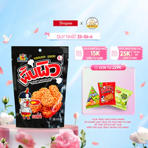 Mì Viên Cay Thái Lan Funny Castle - Snack Mì Tôm Trẻ Em Giòn Rụm, Cay Tê Lôi Cuốn