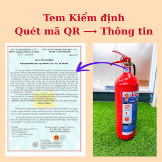 {Có Kiểm Định}Combo 1 bình chữa cháy bột 4kg+1 bình khí CO2 3kg kiểm định kèm kệ đựng tặng NQTL 2IN1