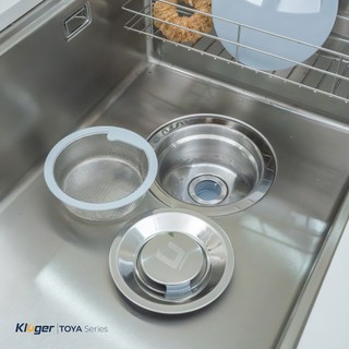 Chậu rửa bát Kluger KY8045ST Plus bề mặt trơn dễ vệ sinh