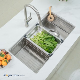 Chậu rửa bát Kluger KY8045ST Plus bề mặt trơn dễ vệ sinh