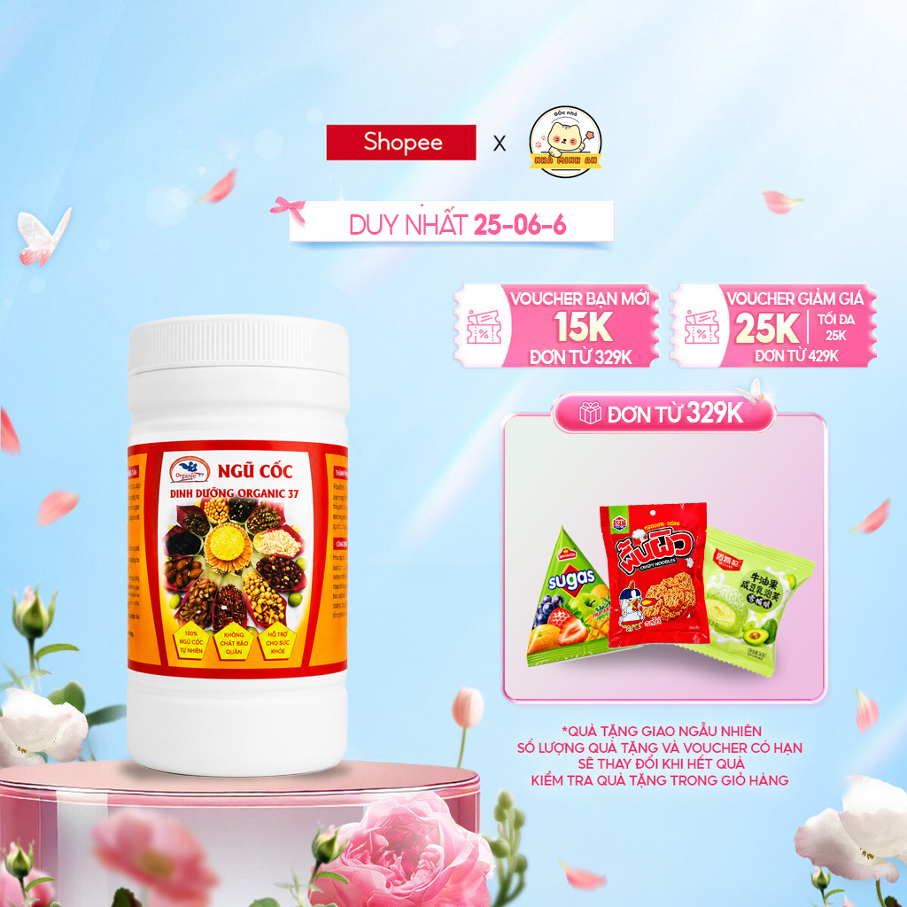 [500G - 1KG] Ngũ Cốc Dinh Dưỡng Organic Nguyên Chất 100% Bột Ngũ Cốc Tự Nhiên Không Phụ Gia
