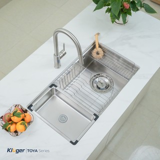 Chậu rửa bát Kluger KY8045ST Plus bề mặt trơn dễ vệ sinh