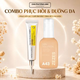 Combo Sản Phẩm Retinol K57 Và Serum A43 - Hỗ Trợ Phục Hồi, Làm Mềm Mịn, Bổ Xung Dưỡng Chất CB0351