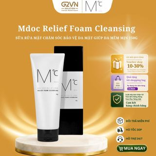 [DÀNH CHO NAM] Sữa Rửa Mặt Cho Nam Loại Bỏ Bã Nhờn Bụi Bẩn Trên Da MdoC Relief Foam Cleansing 150g