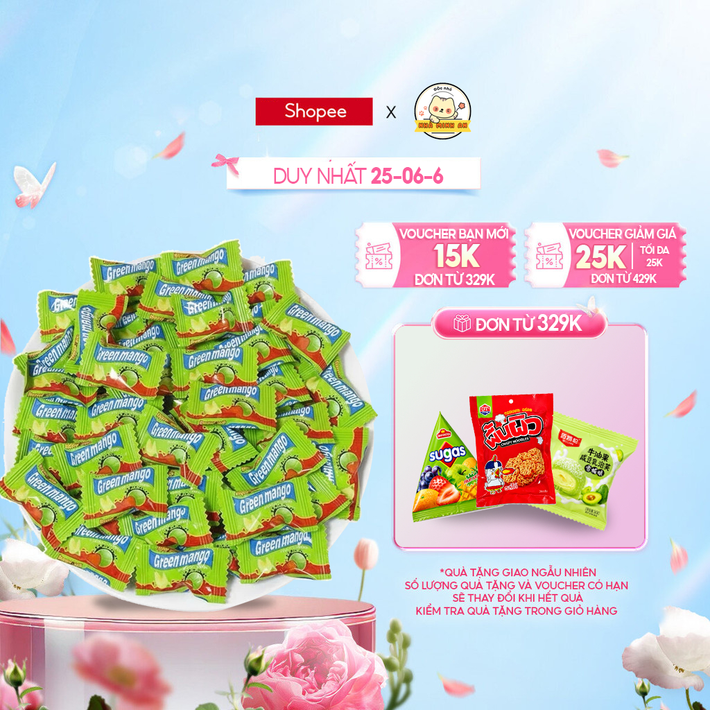 [500G - 1KG] Kẹo Xoài Non Muối Ớt Dẻo Chua Cay – Kẹo Xoài Chua Mặn Cay Dễ Ghiền, Viên Bọc Riêng