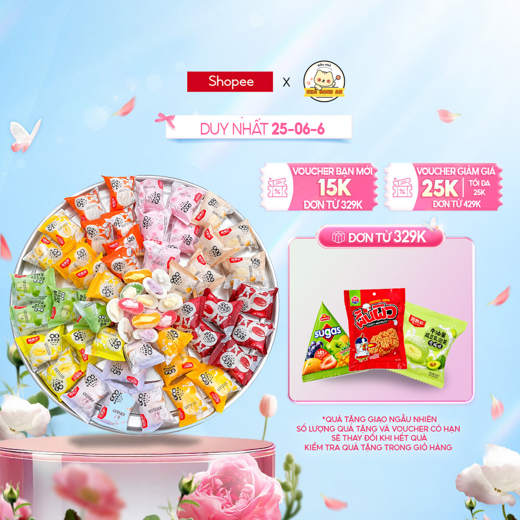 [SIÊU DẺO] Bánh Mochi Kem Sữa Vị Sầu Riêng, Khoai Môn, Đậu Nành, Phủ Dừa, Kem Lạnh Đài Loan
