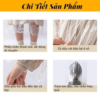 ÁO MƯA DÙNG 1 LẦN SET 5 BỎ TÚI MINI, ÁO MƯA GẤP GỌN CHỐNG NƯỚC DU LỊCH DÃ NGOẠI CHO NGƯỜI LỚN TRẺ EM