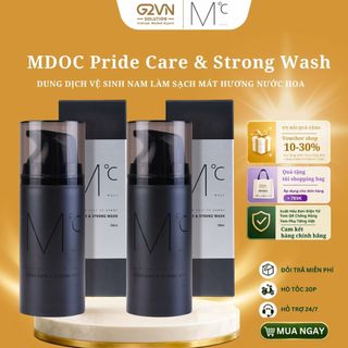 [DÀNH CHO NAM] Dung Dịch Vệ Sinh Cho Nam Làm Sạch và Khử Mùi MdoC  Pride Care & Strong Wash 100ml