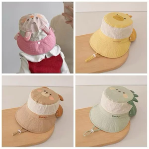 mũ chống nắng cho bé bucket hoạt hình pastel đáng yêu cho bé 1-5 tuổi
