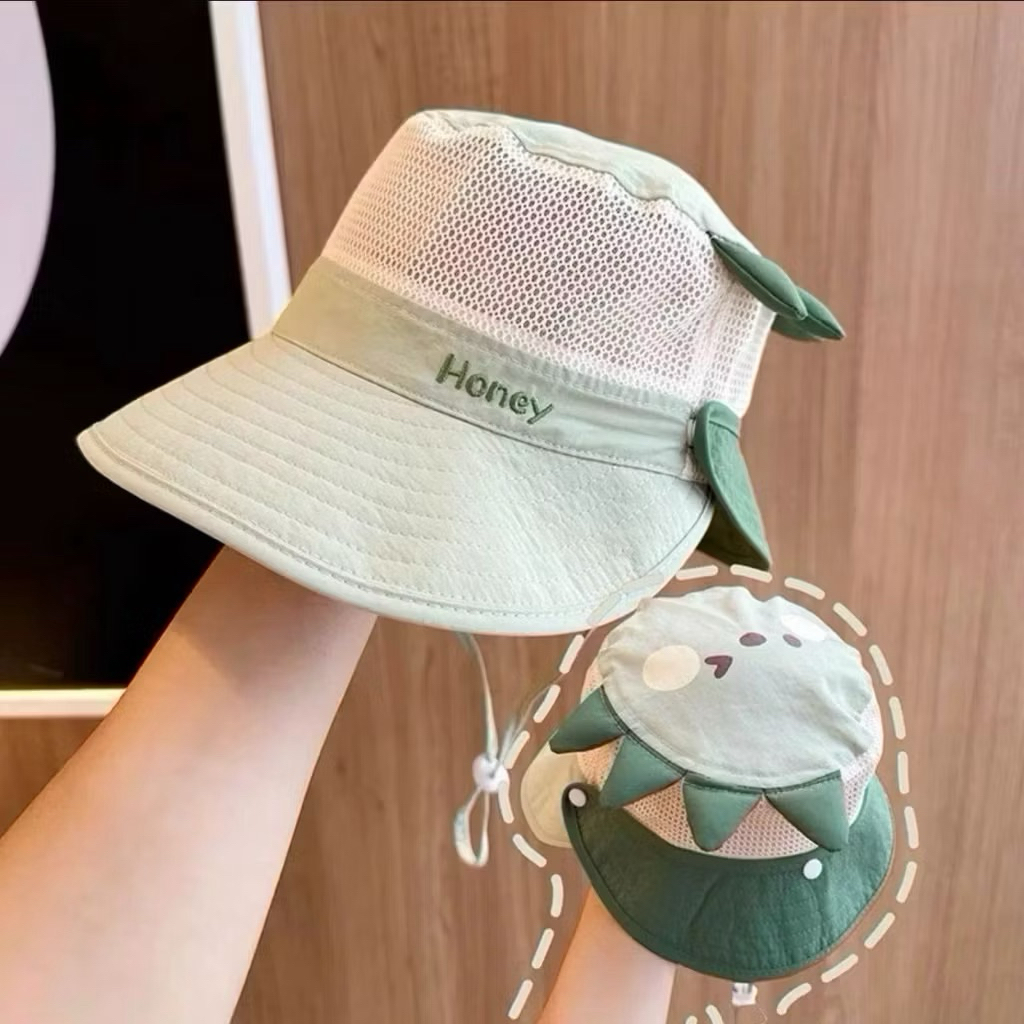 mũ chống nắng cho bé bucket hoạt hình pastel đáng yêu cho bé 1-5 tuổi