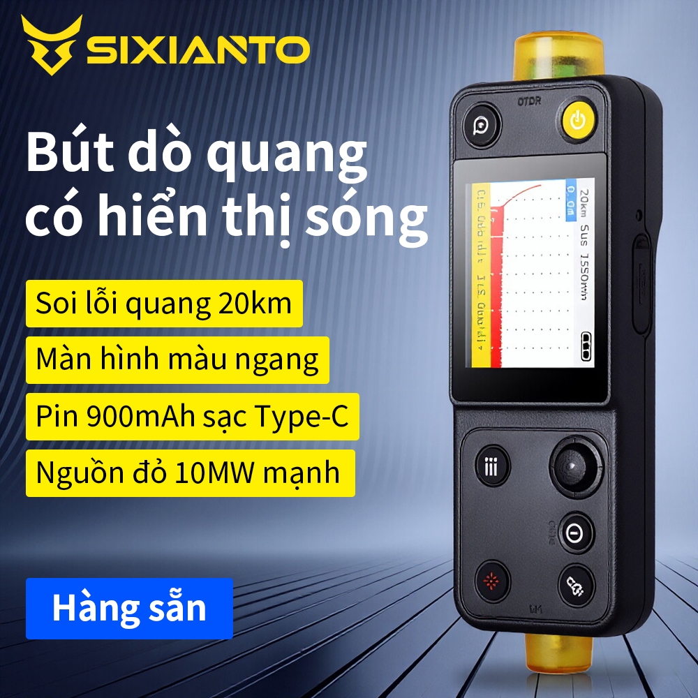 Máy đo cáp quang OTDR OFW Nano-100 Đo quang sống - Tiếng Việt