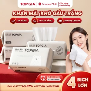 Khăn mặt khô Top gia dùng 1 lần siêu mềm mịn, an toàn cho da