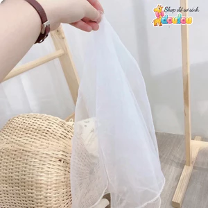 Khăn Voan Cho Bé DouDou 75x75cm Khăn Che Mặt Chống Bụi A40
