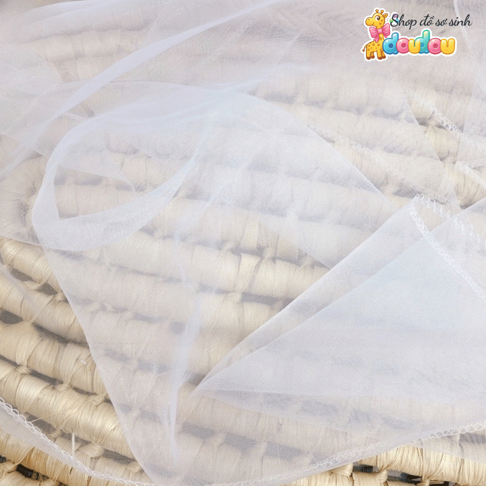Khăn Voan Cho Bé DouDou 75x75cm Khăn Che Mặt Chống Bụi A40