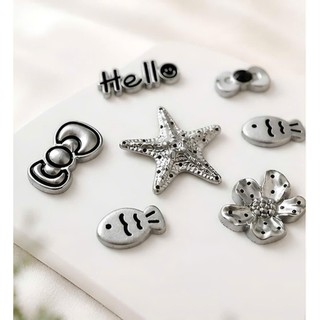 🌊 Set Charm Sao Biển Bạc Ocean Smile Cao Cấp ✨