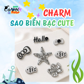 🌊 Set Charm Sao Biển Bạc Ocean Smile Cao Cấp ✨