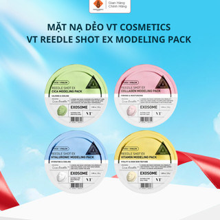 Mặt Nạ Dẻo VT COSMETICS VT Reedle Shot Ex Modeling Pack Hỗ Trợ Cấp Ẩm/Dưỡng Sáng/Đàn Hồi/Làm Dịu Cho Làn Da 25g