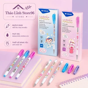 COMBO 20 Bút Gel Xoá Được MAZZIC, Bút Gel Thiên Long TP-GELEO1 Ngòi 0.5mm ,Bút Mực Gel Xoá, Viết Êm, Mực Đậm