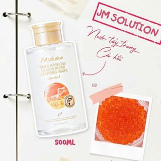 Nước Tẩy Trang Trứng Cá Hồi Cấp Ẩm JM Solution (500ml) MP1533 – Sạch Sâu Dịu Nhẹ, Nuôi Dưỡng Da Ẩm Mịn