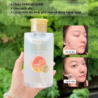 Nước Tẩy Trang Trứng Cá Hồi Cấp Ẩm JM Solution (500ml) MP1533 – Sạch Sâu Dịu Nhẹ, Nuôi Dưỡng Da Ẩm Mịn
