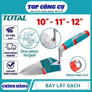 Bay lát gạch TOTAL chính hãng, thép không gỉ cao cấp, tay cầm chắc chắn, dùng cho ốp lát gạch DNTT