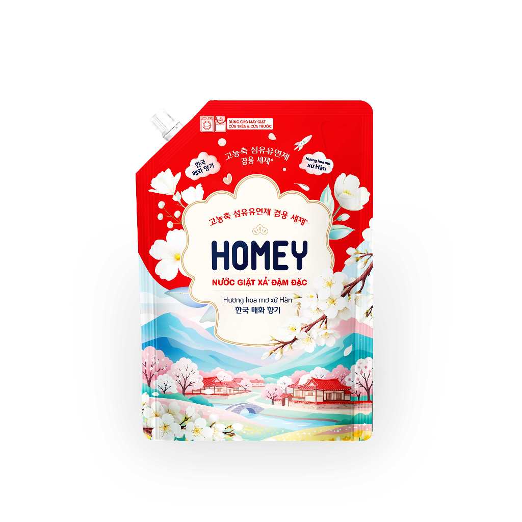 [LS] Nước giặt xả Homey đậm đặc túi x 3.4kg