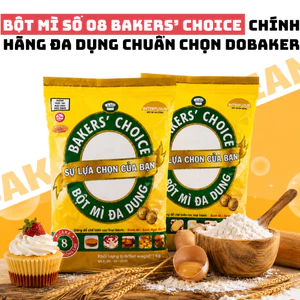 Bột mì số 8 Nguyên Túi - Bánh Chiffon Cốt Bông Lan Bánh Bao - Chuẩn Chọn Dobaker