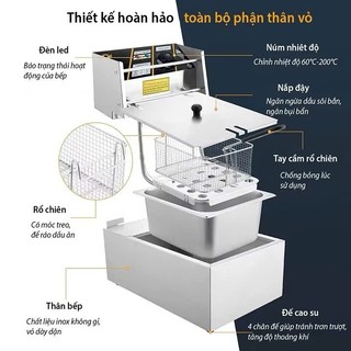Bếp Chiên Đơn, bếp chiên đôi SEKA SUNNY Tiện Dụng 6 Lít, 12 Lít - Hàng chính hãng