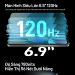 Điện thoại Nubia V70 Max & V80 Max I Hỗ trợ NFC I Pin 6000mAh bền bỉ 4 năm I 6.9"120Hz I Loa kép 3D — ảnh 4