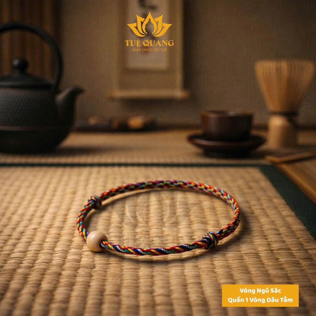 Vòng tay chỉ ngũ sắc - Tuệ Quang