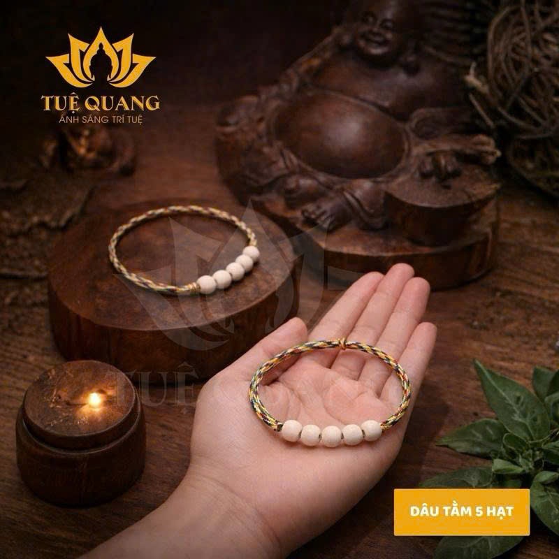 Vòng tay chỉ ngũ sắc - Tuệ Quang